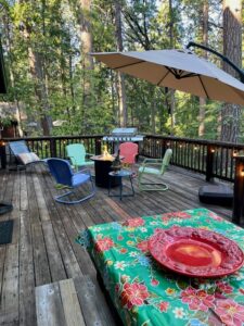 The Nut House Back Deck
